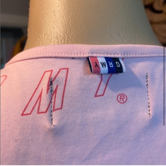 GRMY- pink crop tank top NWOT - Picture 4 of 7